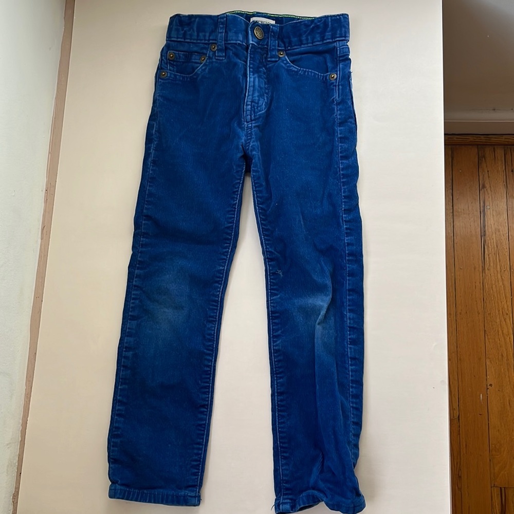 Crewcuts Blue Skinny Cords sz 5